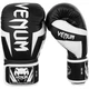Боксерские перчатки Venum Elite Boxing Gloves Black White (1392-BW-8 oz) - изображение 1