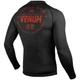 Рашгард Venum Signature Rashguard Long Sleeves Black Red (VENUM-03653-100-XL) - изображение 2