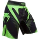 Шорты MMA Venum Hurricane Fight Shorts Black Neo Green (V-5721-XL) - изображение 1