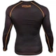 Компрессионная футболка Venum Contender 3.0 Compression T-shirt Long Sleeves Black/Orange (VENUM-03135BO-S) - изображение 2