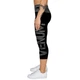 Женские капри Venum Power Leggings Crops Black Grey (V-02992-BG-XS) - изображение 4