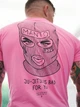 Футболка MANTO x KTOF T-shirt Balaclava Pink (MNT778_PIN_1XS) - зображення 4