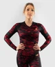 Женский рашгард Venum Defender Rashguard Long Sleeves Black Red (VENUM-03827-100-XS) - изображение 1