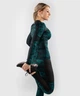 Жіночий рашгард Venum Defender Rashguard Long Sleeves Black Green (VENUM-03827-102-XS) - зображення 4