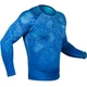 Компрессионная футболка Venum Fusion Compression T-shirt Blue Long Sleeves (HK-VENUM-2079-BL-XS) - изображение 3