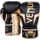Боксерские перчатки Venum Elite Boxing Gloves Black Gold (VENUM-1392-126-8 oz) - изображение 1