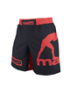 Шорты для MMA MANTO Logo Fight Shorts Black Red (MLGFSBR-XL) - изображение 1