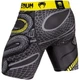 Компресійні шорти Venum Snaker Vale Tudo Shorts Black Yellow (V-02896-111-S) - зображення 4