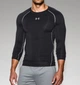 Компресійна футболка Under Armour HeatGear Compression Long Sleeve Black (1257471-001-M) - зображення 1