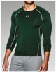 Компресійна футболка Under Armour HeatGear Compression Long Sleeve Stealth Forest Green (1257471-301-M) - зображення 1
