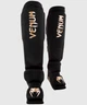 Защита ног Venum Kontact Evo Shinguards Black Gold (VENUM-1239-126-M/L) - изображение 1