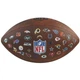 Мяч для американского футбола Wilson NFL OFF THROWBACK 32 TEAM LOGO WTF1758XBNF32 - изображение 1
