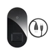 Бездротовий зарядний пристрій Baseus Simple 2-in-1 18W Black (WXJK-01) - зображення 2