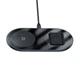 Бездротовий зарядний пристрій Baseus Simple 2-in-1 18W Black (WXJK-01) - зображення 3