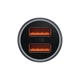 Автомобильное зарядное устройство Baseus Golden Contactor Max Dual Fast Charger Car Charger 2x USB Black (CGJM000013) - изображение 3