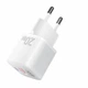 Швидка зарядка/адаптер/блок живлення/мережевий пристрій 2в1 PD 20W/QC 3.0 18W Type-C/USB-A GaN Essager ES-CD31 білий (GS-60575) - зображення 5