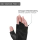 Рукавички для фітнесу Harbinger Power Non-Wristwrap Weightlifting Gloves Black XXL - зображення 3