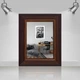 Рамка для фото деревянная 15х20 багет: DL4308-01 Темное дерево с золотом (глянцевое стекло 1-1.5мм, двп с ножкой) EmojiFrame - изображение 3