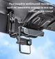 Автомобильный держатель для телефона автодержатель на солнцезащитный козырек Yesido C194 Black - изображение 3