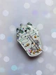 Держатель для смартфона / планшета попсокет Popsocket с плавающими блестками (Коктейль) - изображение 2