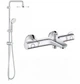 Душевой комплект с термостатом GROHE Grothterm 34567000 + New Tempesta System 200 27389002 - изображение 1