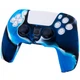 Силиконовый чехол Honson для геймпада PS5 Dualsense камуфляжный синий - изображение 1