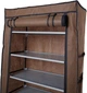 Складна тканинна шафа Storage Wardrobe для взуття Коричнева (2000992415972) - зображення 2