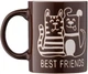 Чашка ARDESTO Best Friends 330 мл Коричнева (AR3471BR) - зображення 3