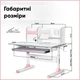 Детский стол Mealux Edmonton Multicolor PN с полкой (BD-610 W/MC + PN с полкой) - изображение 4