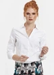 Женская рубашка LC Waikiki с отложным воротником классическая XS Белая (LCW Woman -8498) - изображение 1