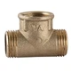 Трійник латунний 1/2″ЗР х 1/2″ВР х 1/2″ЗР штампований А0215А - зображення 2