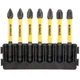 Набор бит DeWALT в касете для Tough Case, FlexTorq, L=57 мм, Рh1-2шт,Рh2-3шт,Рh3-2шт. (DT70818) - изображение 1