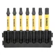 Набор бит DeWALT в касете для Tough Case, FlexTorq, L57 мм,Т15 Т20 2шт. Т25 2шт, Т30,Т40 (DT70825) - изображение 1