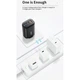 Сетевое зарядное устройство Essager GaN Charger 2C+U 65W Black - изображение 7