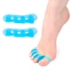 Силіконовий міжпальцевий коректор роздільник пальців Hallux Valgus Blue - зображення 3