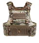 Плитоноска WAS Warrior QRC DFP TEMP Plate Carrier with Triple 5.56 Elastic Open Mag Panel (быстрый сброс) (EO-QRC-DFP-TEMP-MC) - зображення 8