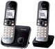 Telefon stacjonarny Panasonic KX-TG6812 PDB Czarny / Srebrny - obraz 1