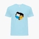 Детская футболка Время Приключений Финн и Джейк пес (Adventure Time Finn & Jake the dog) (25186-1581) 134-140 см Хлопок Голубой - изображение 4