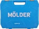 Профессиональный набор инструментов в кейсе Molder 1/2" 1/4" 72 T CR-V 82 ед. (MT60082) - изображение 7