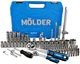 Профессиональный набор инструментов в кейсе Molder 1/2" 1/4" 72 T CR-V 94 ед. (MT60094) - изображение 6