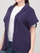 Кардиган Lands End LE140219-59 2XL (541722XL) Фиолетовый - изображение 3