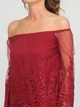 Блуза Lipsy LP31118-39 XS (50444XS) Бордовый - изображение 3