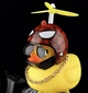 Автомобильная утка с шлемом и креплением Funny Ducks Red Spider 5178 - изображение 1