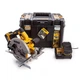 Дискова пила DeWALT 18В XR Li-Ion, диск 184х16 мм, 3.6 кг, 2x5Ah, кейс TSTAK (DCS570P2) - зображення 4