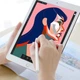 Стилус для планшета iPad / iPad Pro Hoco Smooth series active anti-mistake touch capacitive pen. White - изображение 2