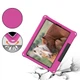 Чехол STR EVA Apple iPad 7 (10.2" экран) детский с кольцом для ношения и подставкой Pink - изображение 5