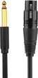 Микрофонный кабель Ugreen AV131 Jack 6.3 мм to XLR Female AV Cable 2 м Black (90401983, 20719) - изображение 3