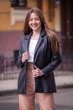 Черный пиджак из экокожи FashionYouWant S черный 43442167 - изображение 2