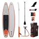 Сапборд Shark Touring-Xplor 12'6'' x 32'' x 6'' - надувная доска для САП серфинга, sup board - изображение 1