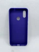 Чехол Silicone Cover Full для Xiaomi Redmi Note 7 Темно-фиолетовый - изображение 2